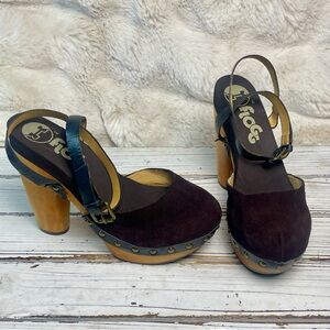 Flogg Women's Black and Brown Mules
